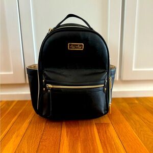 EUC Itsy Ritzy Mini Diaper Backpack Vegan Leather